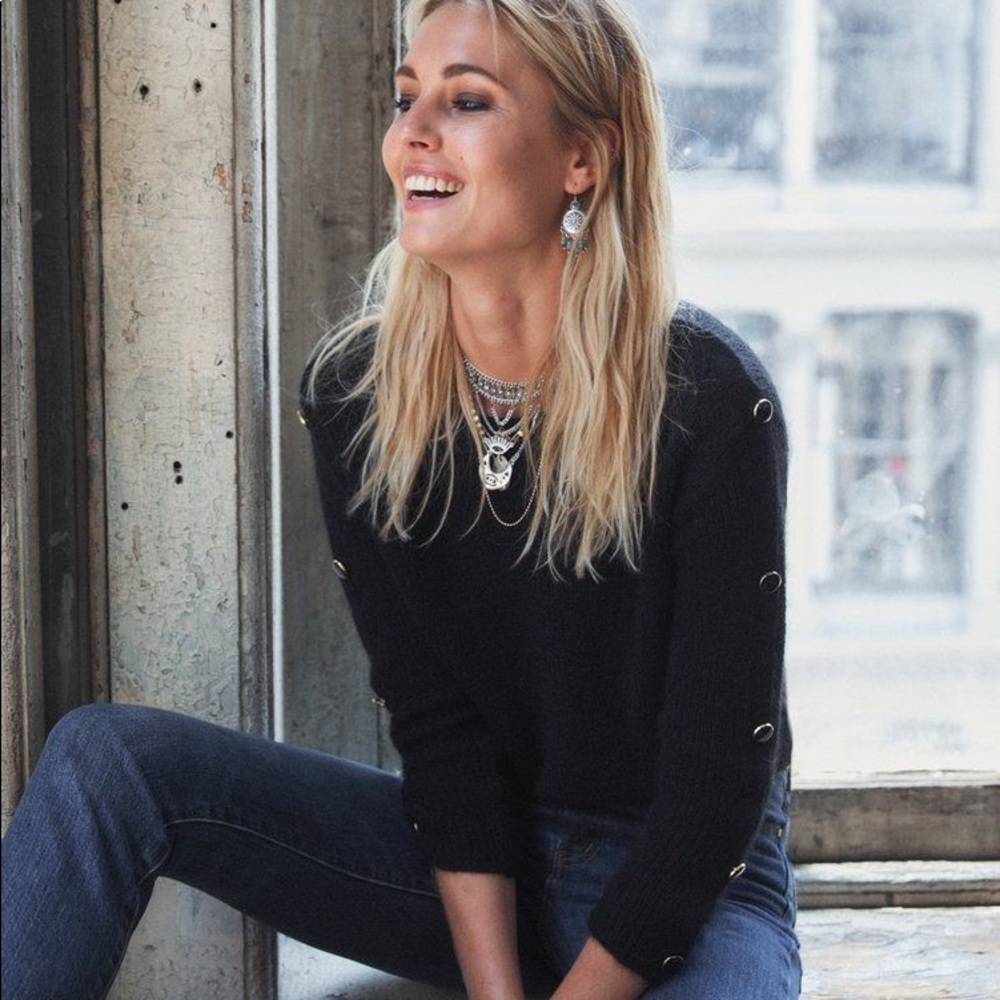 Sezane Marcel Jumper in Black size S - Picture 2 of 9